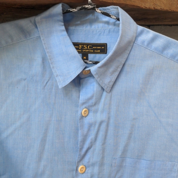 Freemans Sporting Club blue button down - Picture 2 of 6
